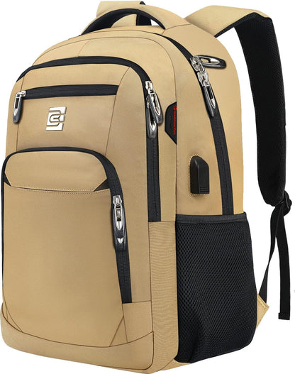 Quinn Slim Anti-Theft Laptop Backpack with USB Port
