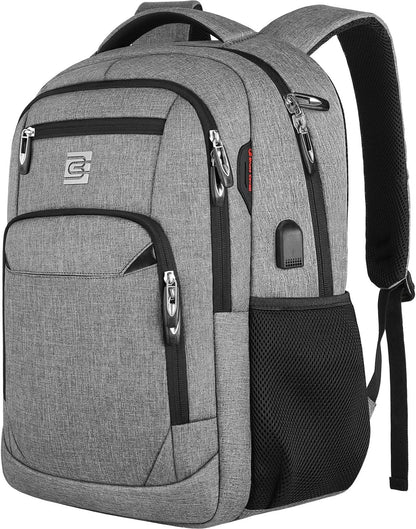 Quinn Slim Anti-Theft Laptop Backpack with USB Port