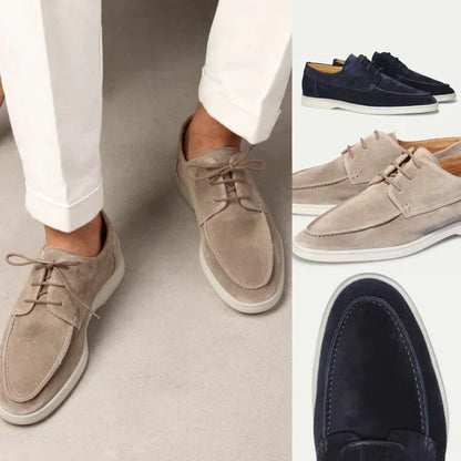 Diederik Luxury Leather Lace-Up Loafers for Men