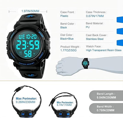 Martin Military Digital Sports Watch for Men