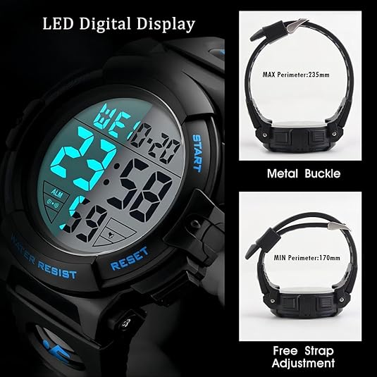 Martin Military Digital Sports Watch for Men