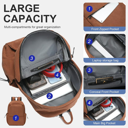 Kai Water-Resistant Laptop Backpack for Work and Travel