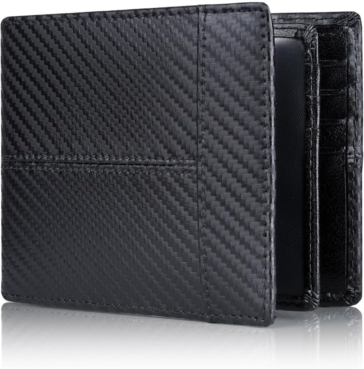 SlimArmor Genuine Leather RFID Bifold Wallet for Men
