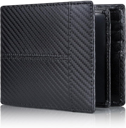 SlimArmor Genuine Leather RFID Bifold Wallet for Men