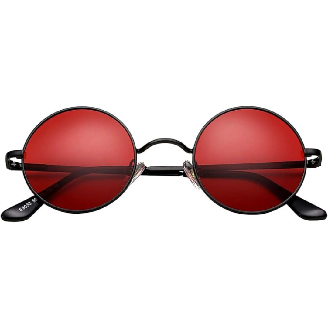 Lenno Retro Round Polarised Sunglasses for Everyday