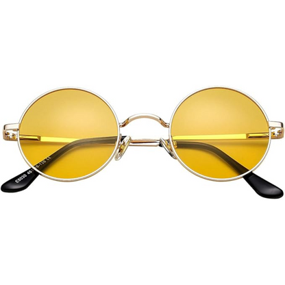 Lenno Retro Round Polarised Sunglasses for Everyday