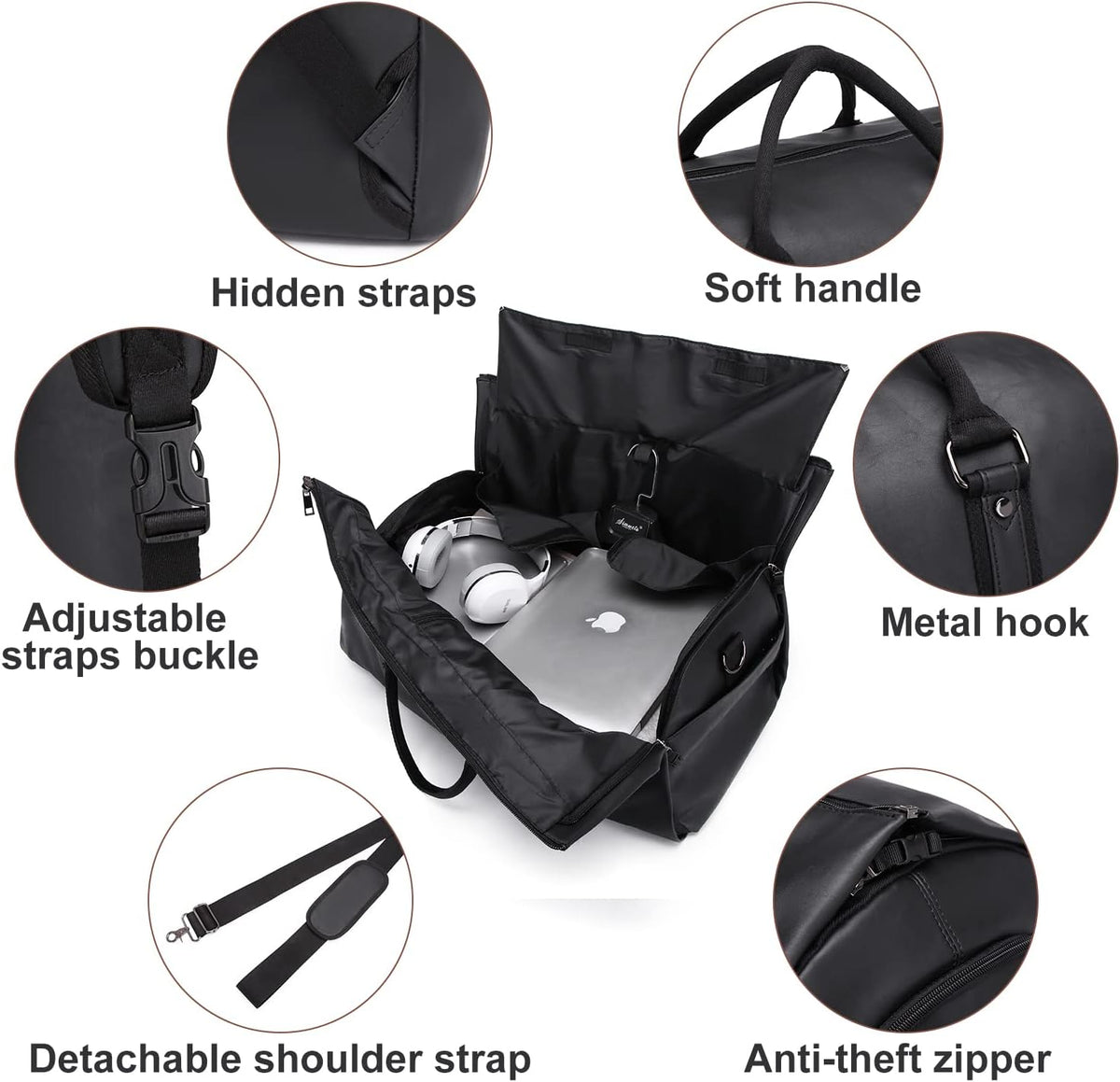 Harper Convertible Suit Duffel for Travel with Shoe Pocket