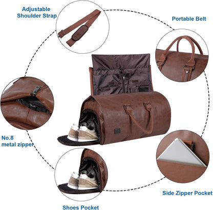 Harper Convertible Suit Duffel for Travel with Shoe Pocket