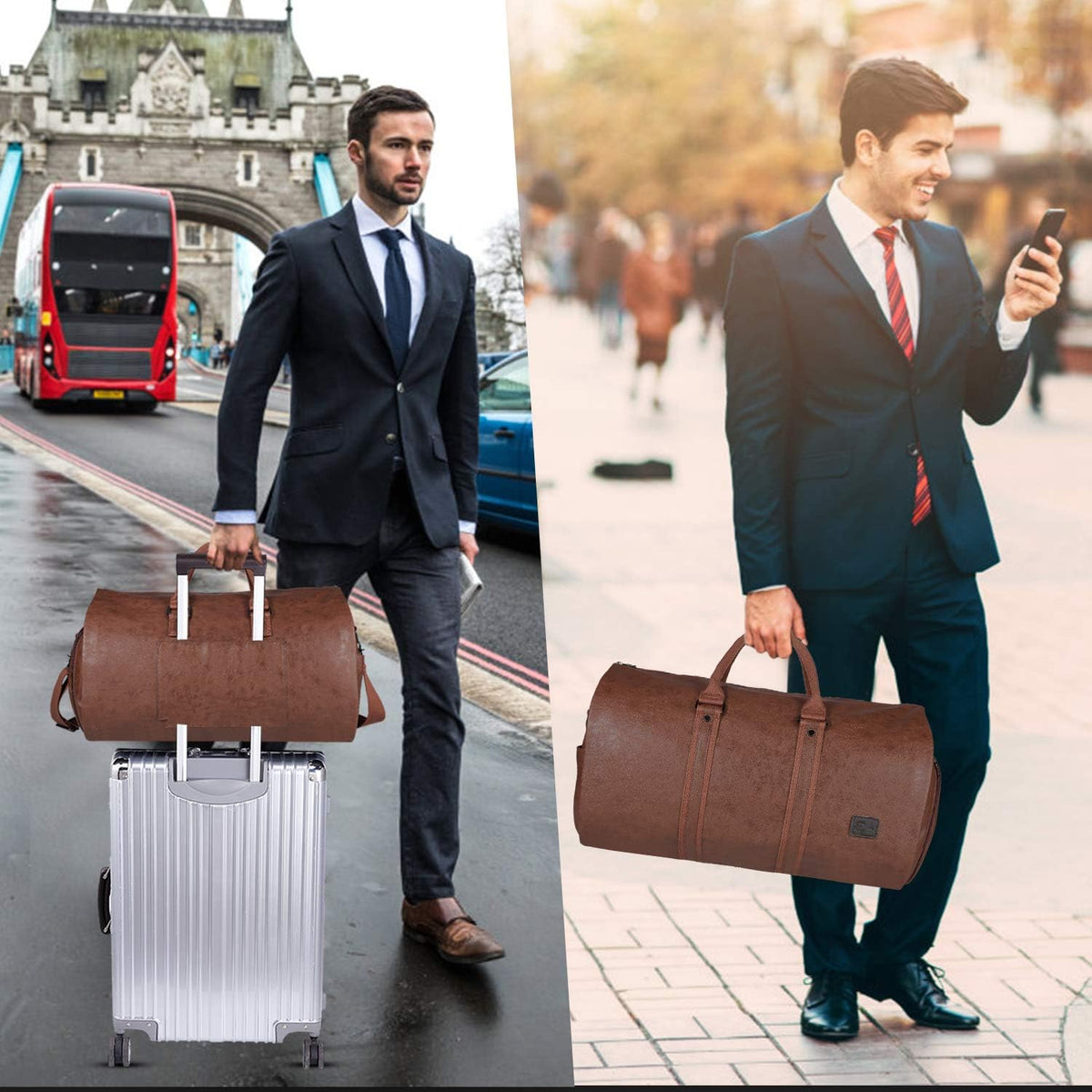 Harper Convertible Suit Duffel for Travel with Shoe Pocket