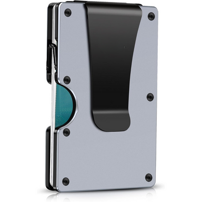 CarbonVault Slim Carbon Fibre RFID Wallet with Clip