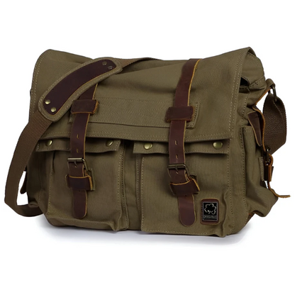 UrbanTrail Rugged Canvas Crossbody Bag for Men