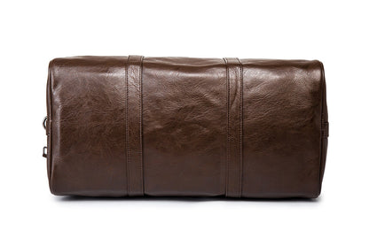 Jordan Vegan Leather Travel Duffel for Weekends with Strap
