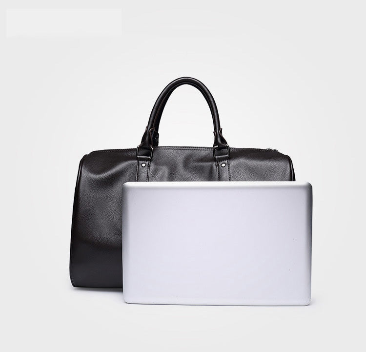 Jordan Vegan Leather Travel Duffel for Weekends with Strap