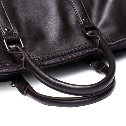 Jordan Vegan Leather Travel Duffel for Weekends with Strap
