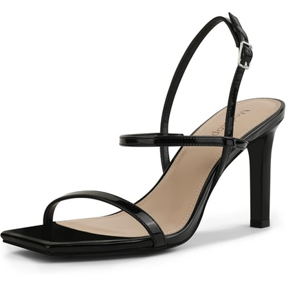 Olivia Strappy Open-Toe High Heel Sandals for Evenings