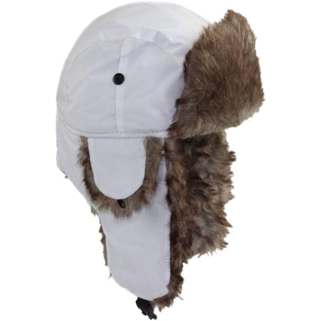 Sasha Faux Fur Lined Trapper Hat for Winter
