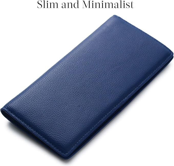 Renée Ultra-Slim RFID Leather Card Wallet for Everyday