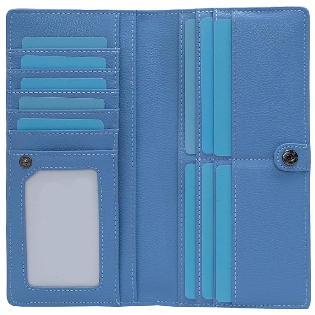 Renée Ultra-Slim RFID Leather Card Wallet for Everyday
