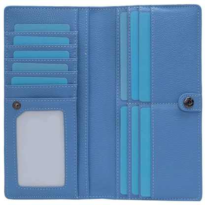 Renée Ultra-Slim RFID Leather Card Wallet for Everyday