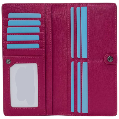 Renée Ultra-Slim RFID Leather Card Wallet for Everyday