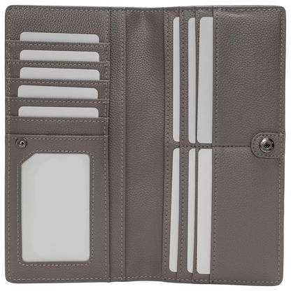 Renée Ultra-Slim RFID Leather Card Wallet for Everyday