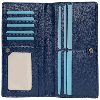 Renée Ultra-Slim RFID Leather Card Wallet for Everyday