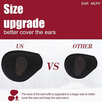 FreezeEase Foldable Fleece Ear Warmers for Winter