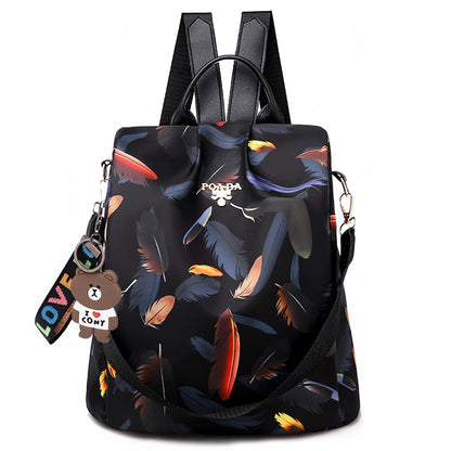 Elena Water-Resistant Anti-Theft Backpack for Women