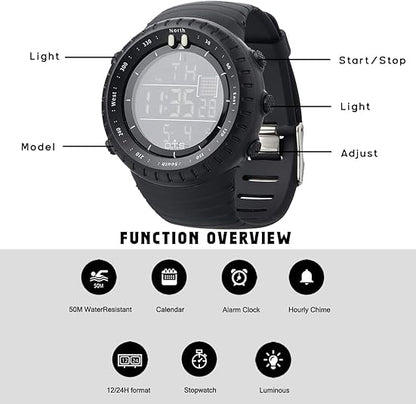 Henry Rugged Digital Sports Watch for Outdoors