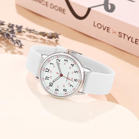 Femke Waterproof Analogue Nurse Watch for Busy Shifts