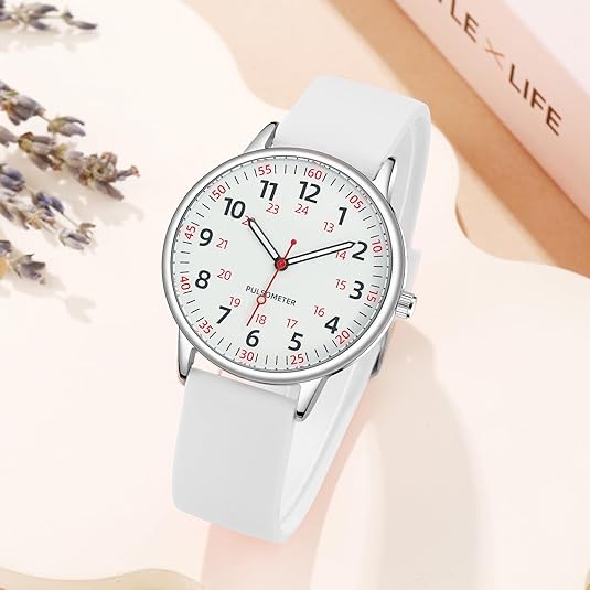 Femke Waterproof Analogue Nurse Watch for Busy Shifts